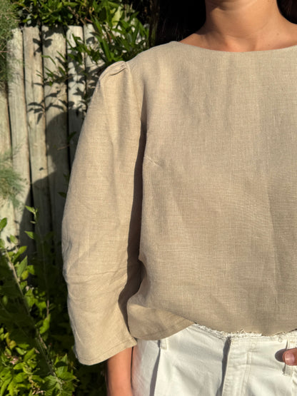 CAMISA CLEO BEIGE