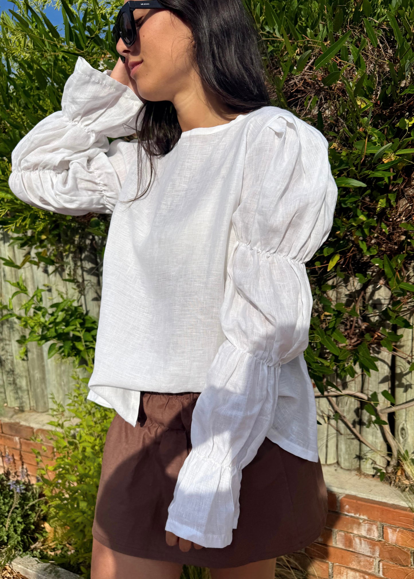 CAMISA BENEDICTA BLANCA