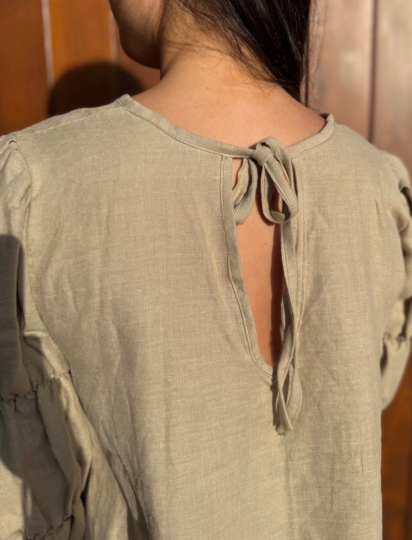 CAMISA BENEDICTA BEIGE