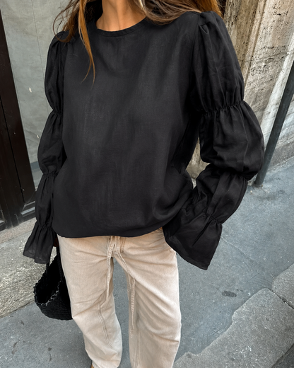 CAMISA BENEDICTA NEGRA